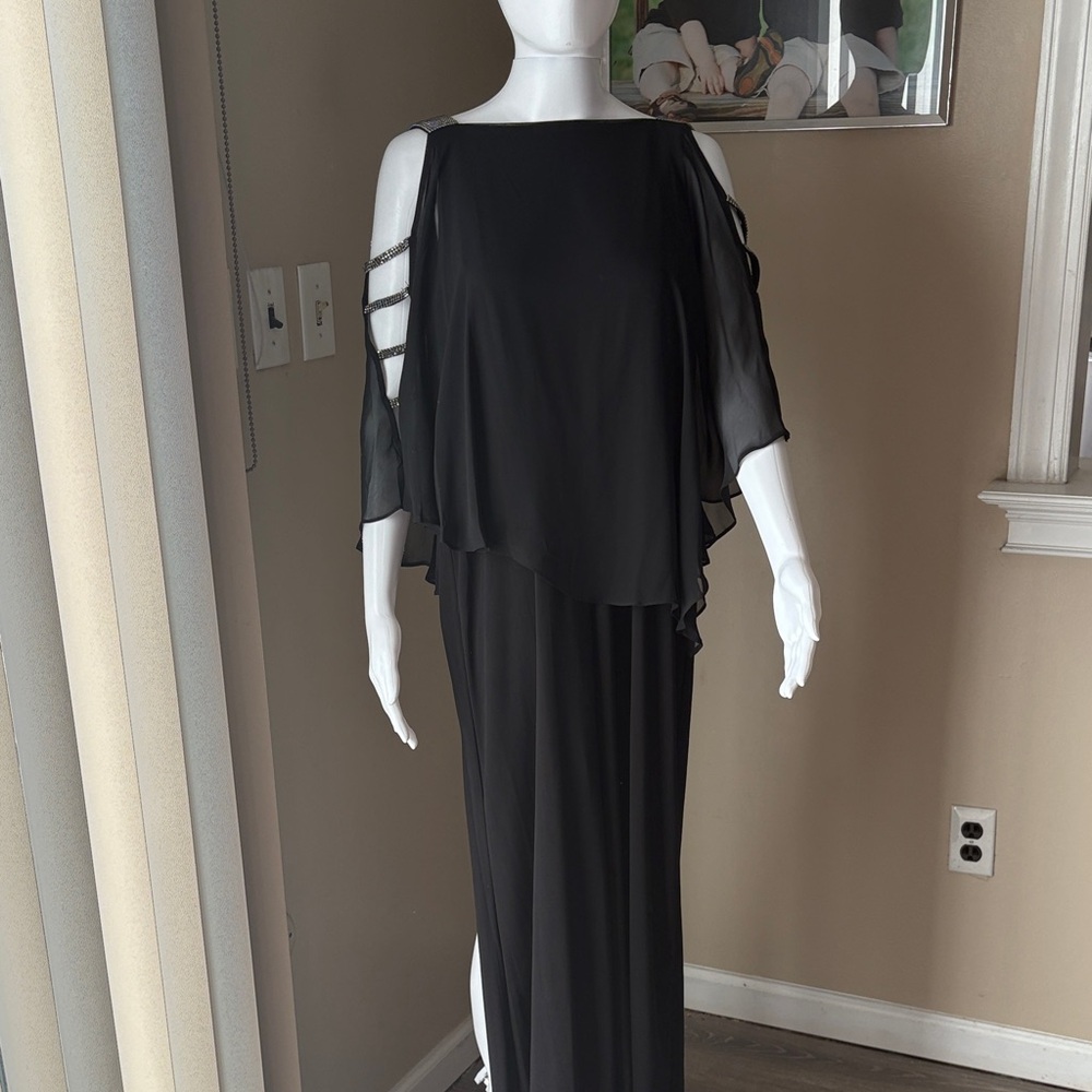 MSK Black Long Sleeve Dress